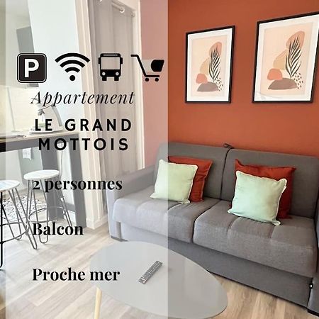 050 - Le Grand Mottois Studio, 2Pers - 100M Plage ラ・グランド・モット エクステリア 写真